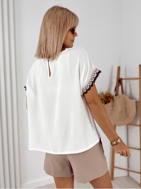 BLOUSE GENUA ECRU