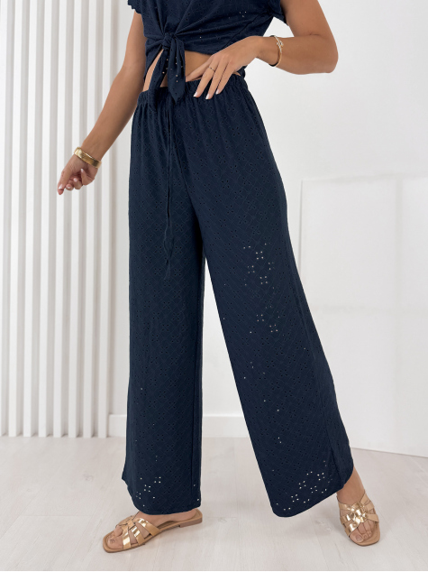 HOSE CAROLISSA MARINEBLAU
