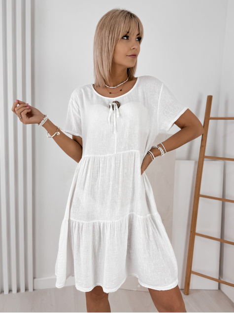DRESS LORCA WHITE