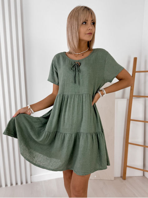KLEID LORCA KHAKI