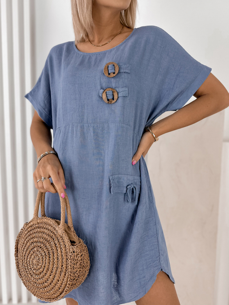 KLEID TAORMIA BLAU