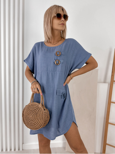 ROBE TAORMIA BLEU