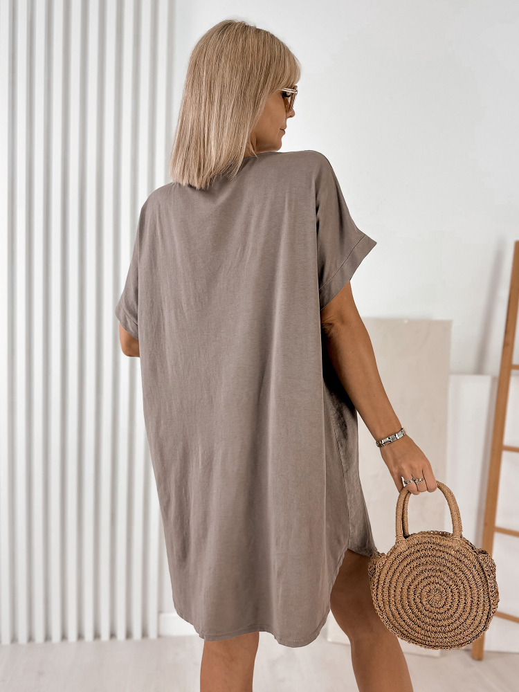 KLEID TAORMIA BRAUNE