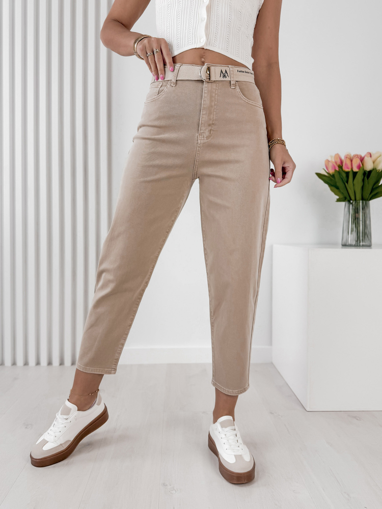 PANTS TUCALIA DARK BEIGE