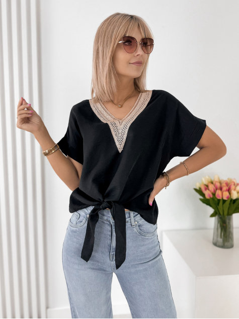 BLOUSE REINA NOIR