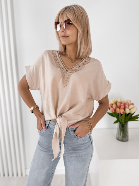 BLUSE REINA BEIGE
