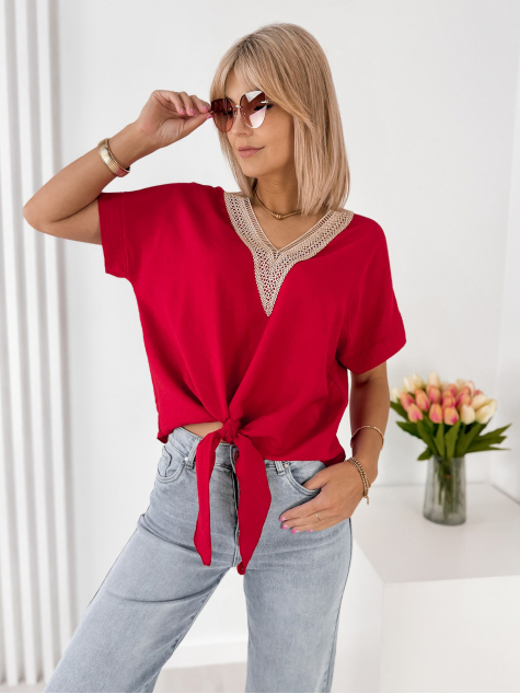 BLUSE REINA ROTE