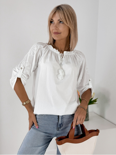 BLOUSE SAQUENA WHITE