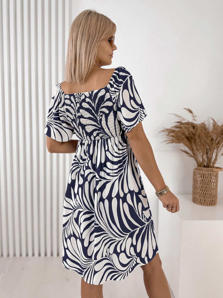 KLEID NALUENA NAVY BLAU