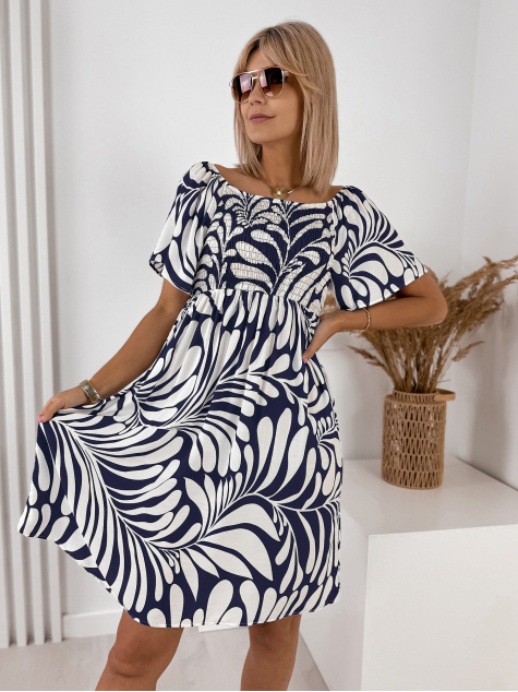ROBE NALUENA BLEU MARINE