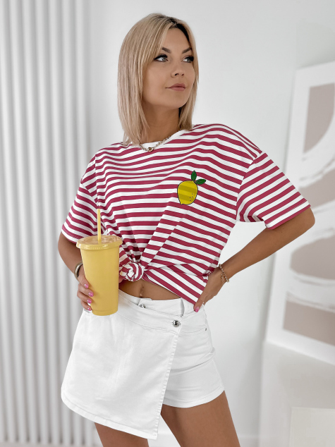 BLÚZKA CITRON MALINOVÁ