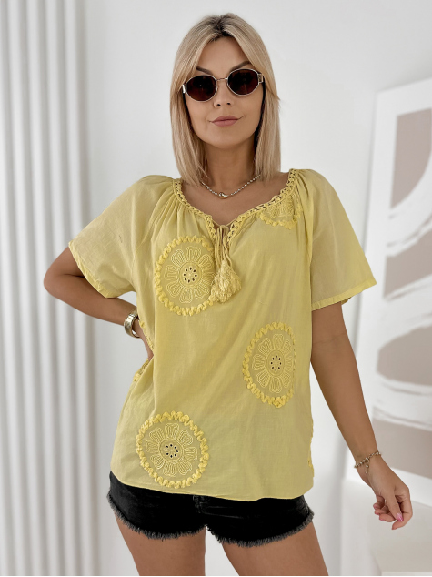 BLUSE NOLIE GELBE