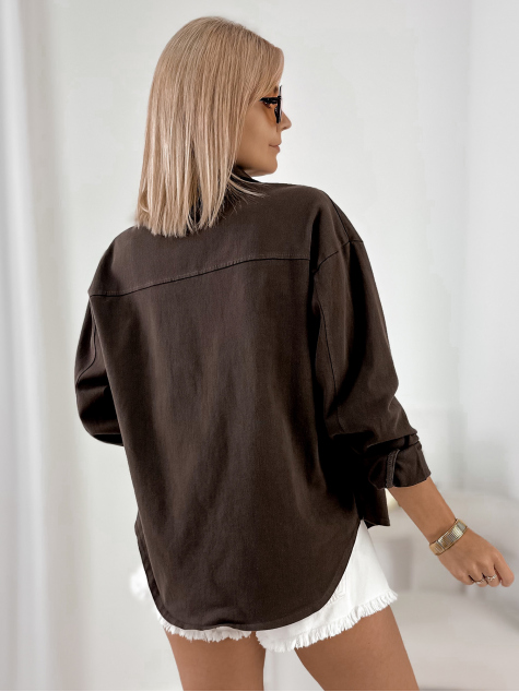 VESTE ROANIE BRUN