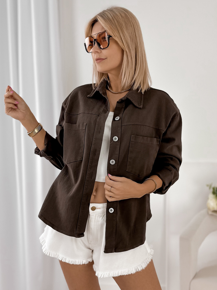 VESTE ROANIE BRUN