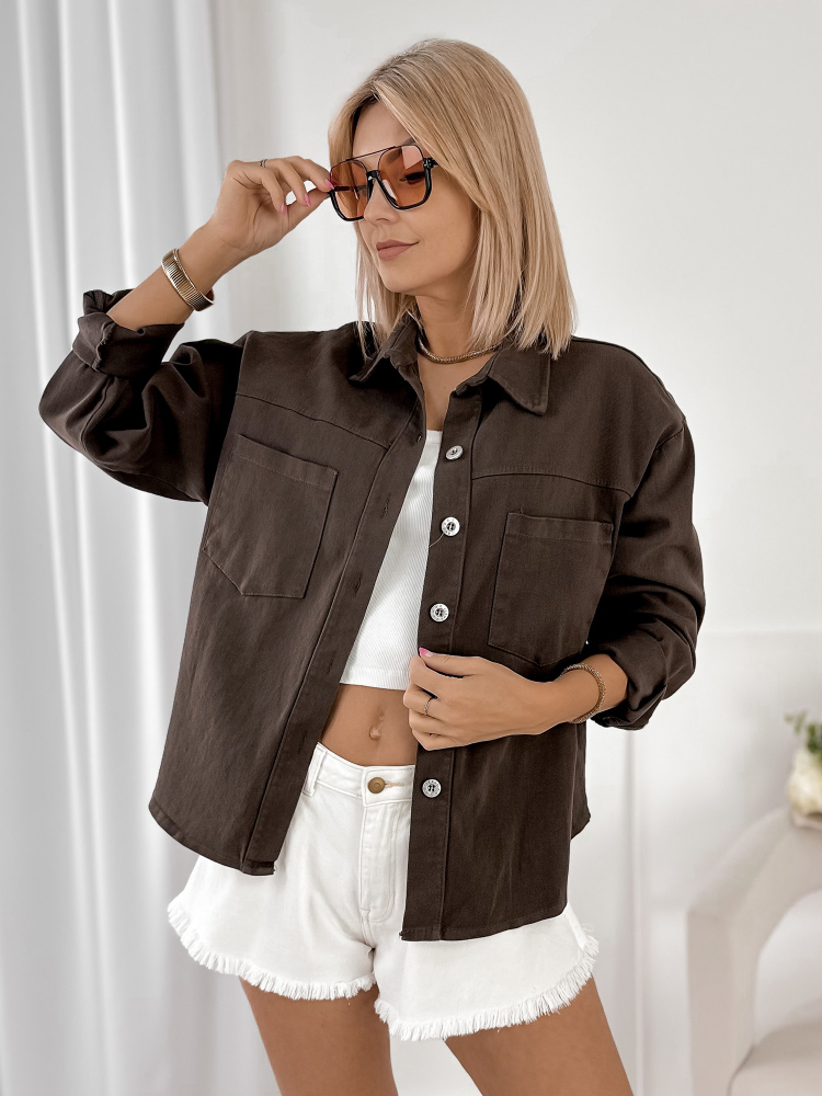 VESTE ROANIE BRUN