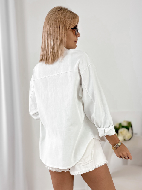 VESTE ROANIE BLANC