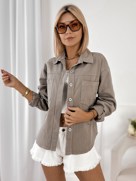 JACKE ROANIE DUNKELBEIGE