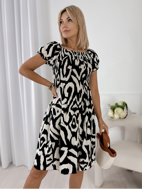 DRESS TIGRANA BLACK