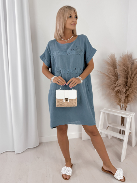 ROBE SERINA BLEU