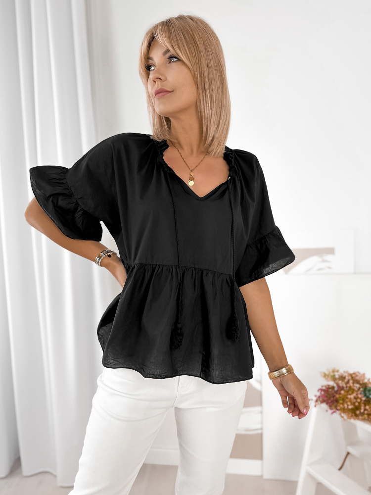 BLOUSE FAVINYA BLACK