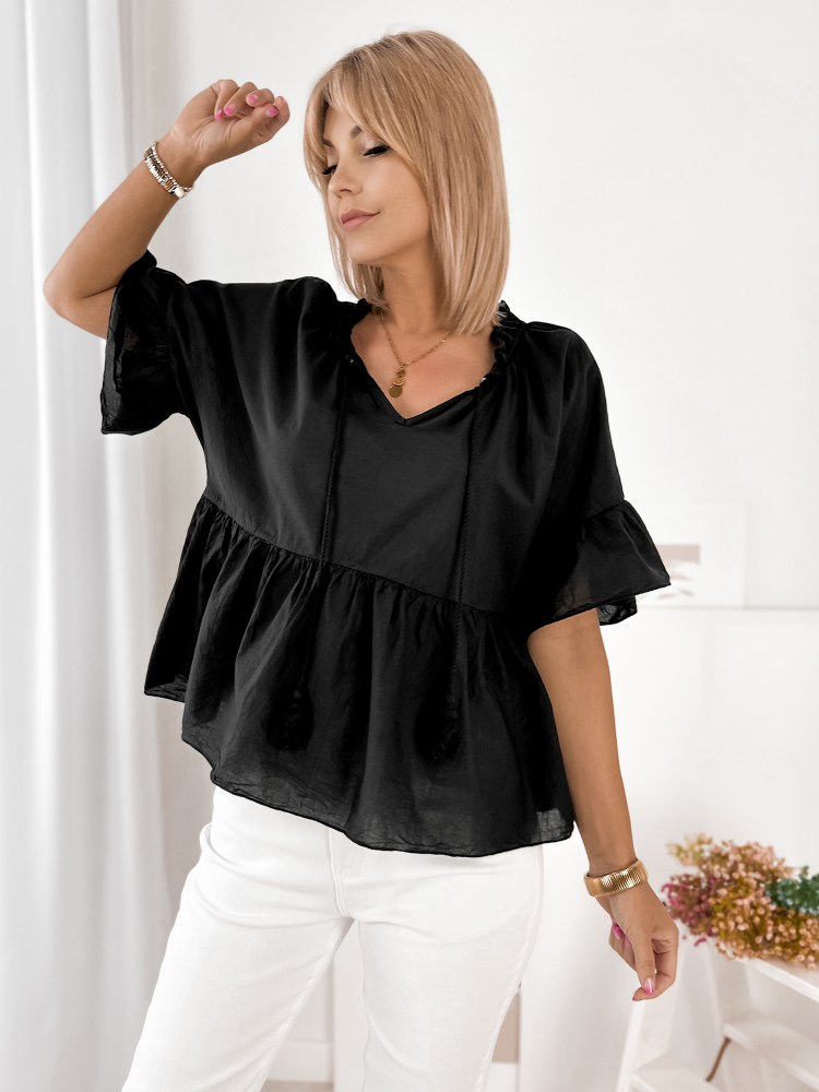 BLOUSE FAVINYA BLACK