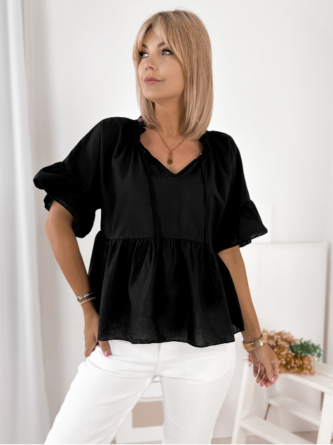 BLOUSE FAVINYA BLACK