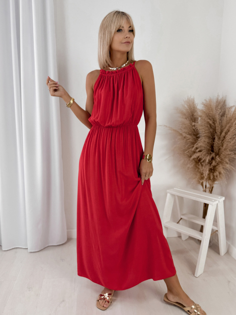 ROBE IKARIA ROUGE