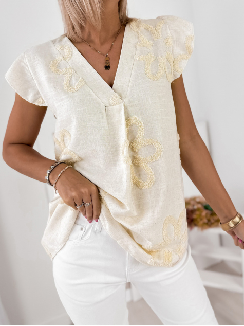 BLÚZKA CALANDRINA BÉŽOVÁ