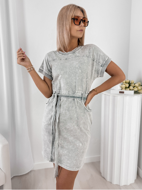KLEID BAEZA GRAU