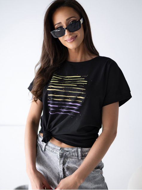 BLOUSE TIRALIA NOIR