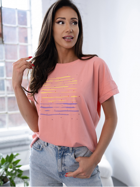 BLOUSE TIRALIA PÊCHE