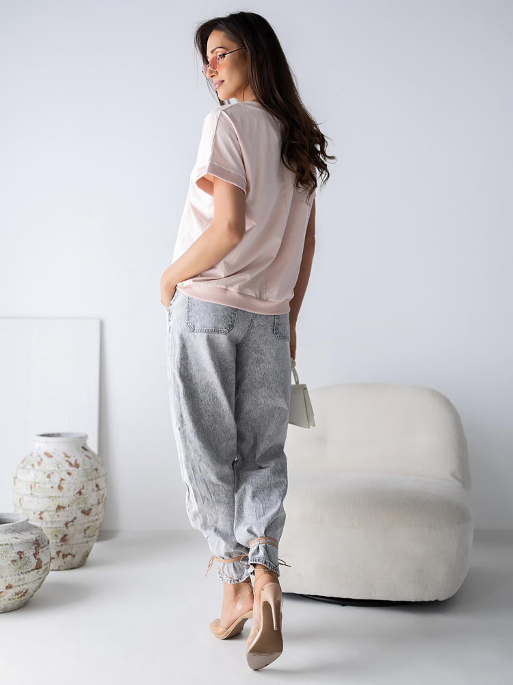 BLUZA ELZANI ROZ PUDRAT