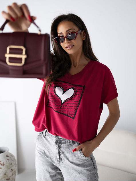 BLOUSE ELZANI BORDEAUX