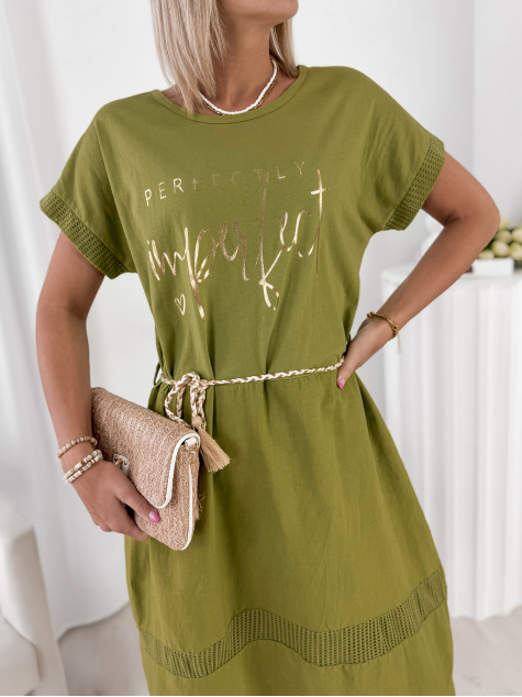 DRESS SANTORINIA GREEN