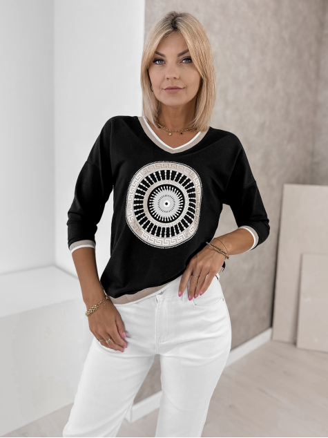 BLUSE GLORIA SCHWARZ