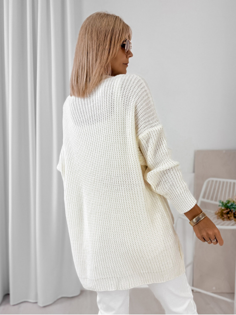 STRICKJACKE CLEMENCE ECRU