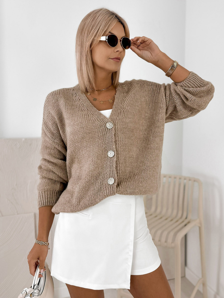 MEGZTINIS LUCIA TAMSIAI SMĖLIO SPALVOS