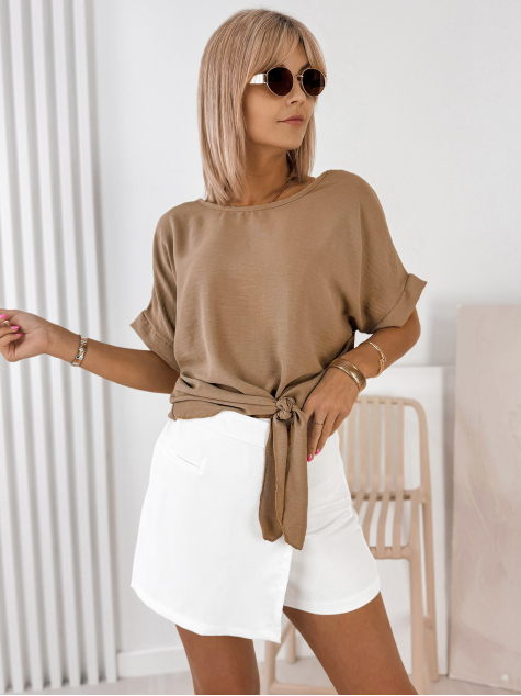 BLOUSE TALAVERA DARK BEIGE