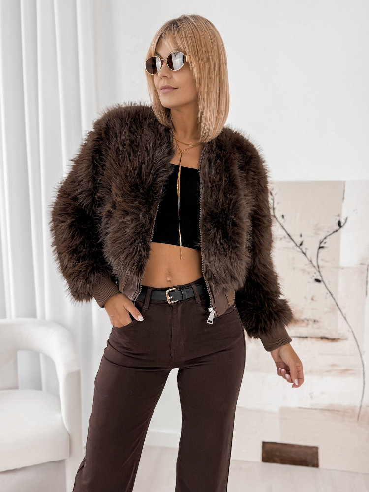 VESTE MEUBLES LYNX BRUN