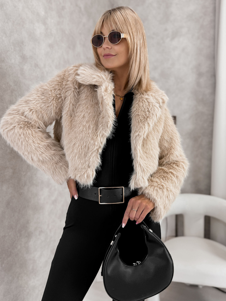 STRIUKĖ OTARIA FUR SMĖLIO SPALVOS