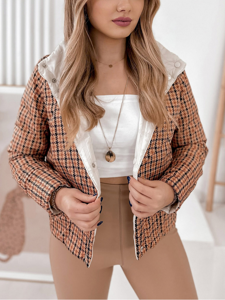 VESTE RÉVERSIBLE COLUMB ÉCRU