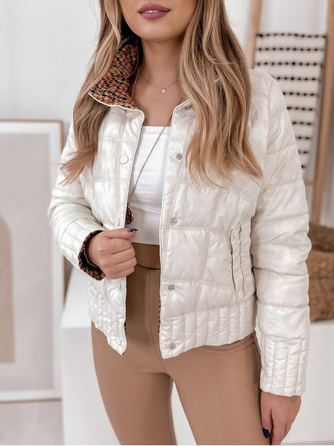 JACKE DOPPELSEITIGES KOLUMBIUM ECRU