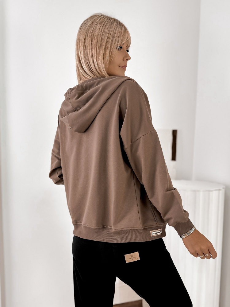 SWEATSHIRT RUNE BRAUNE