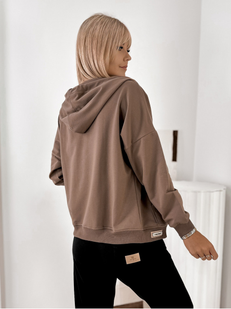 SWEATSHIRT RUNE BROWN