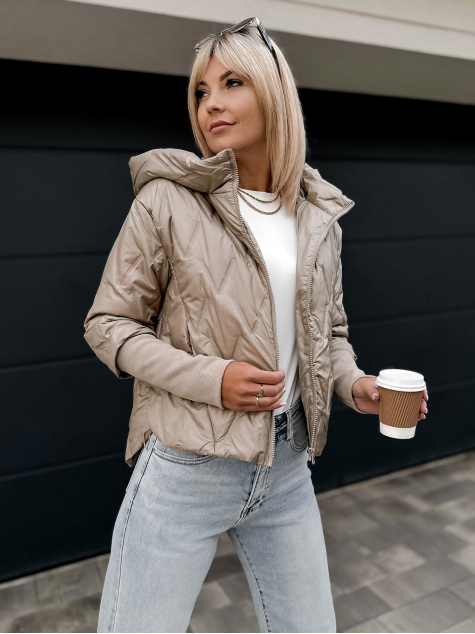 JACKE CRYSTAL DUNKELBEIGE