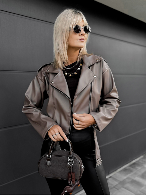 VESTE OBSIDIAN BEIGE FONCÉ