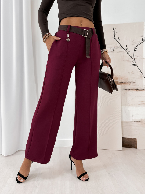 PANTALONI VELOX BORDEAUX