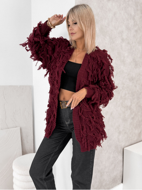 STRICKJACKE RAVISSE BORDEAUX