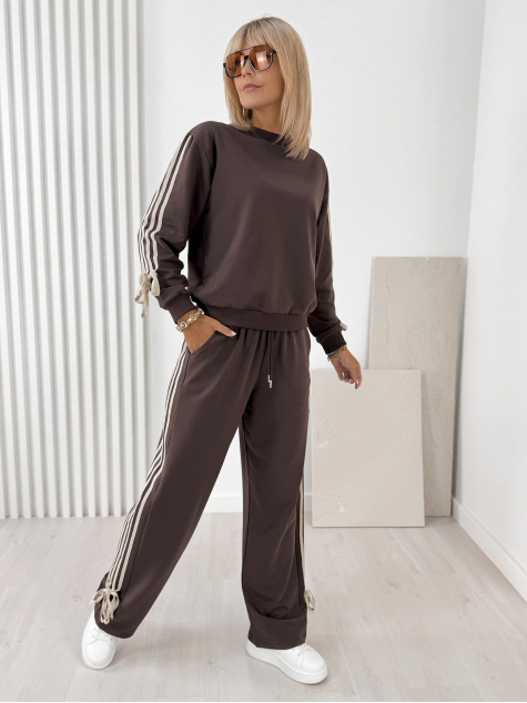 SOUPRAVA DRESS RIKER HNĚDÝ