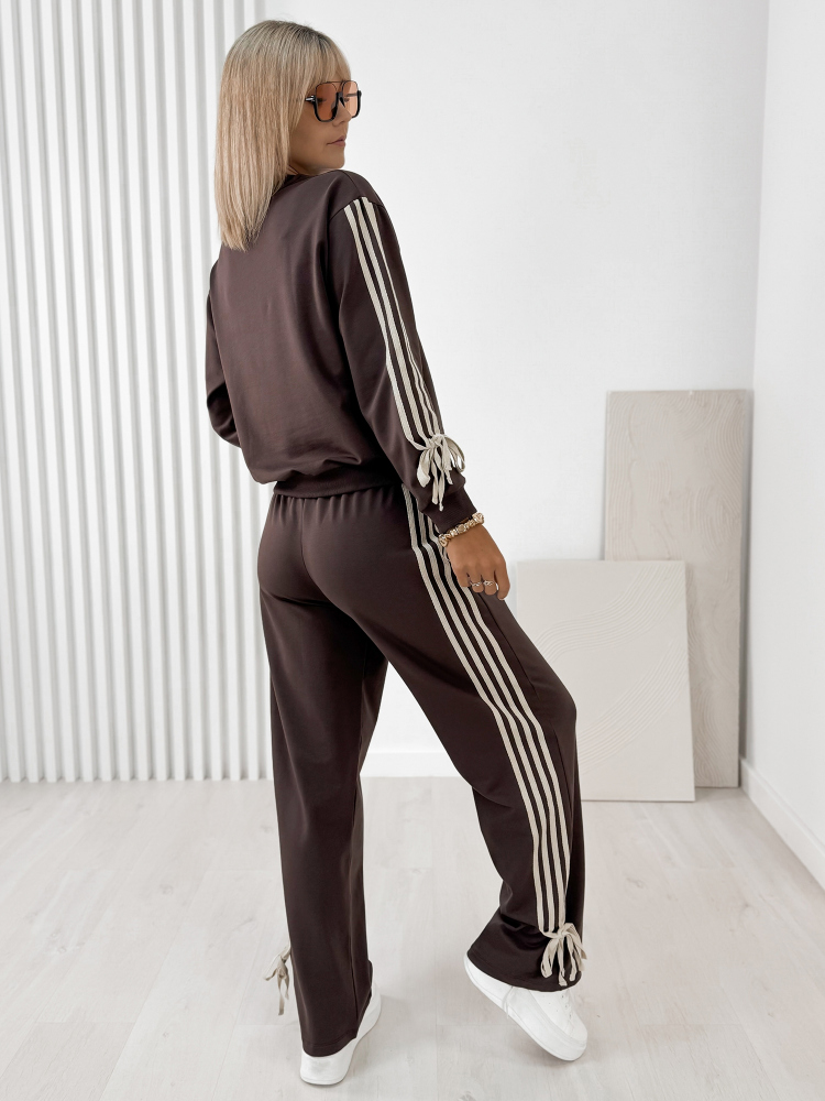 SET DRESS RIKER BROWN